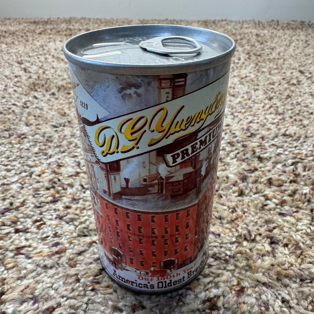 Vintage Yuengling Premium Beer Can 150th Anniversary Pull Top Pottsville PA 12oz